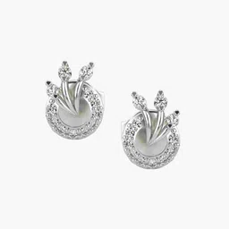 VALANOVA 14K White Gold 0.17 Ct Lab Grown Diamond Earrings-image-52