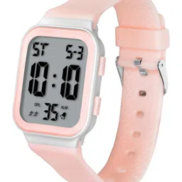 SWADESI STUFF Unisex Dial & Straps Digital Automatic Watch SDS 157 PINK 9 image 5