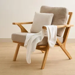 Giggles by Babyshop Cream Mild Winter Single Bed Cotton Blanket-70 cm x70 cm image 5