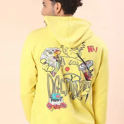 V-Mart Men Printed Hooded Sweatshirt-picture-38