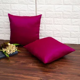 RoyalDeco Magenta Set of 2 Square Cushion Covers image 5