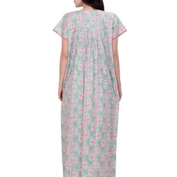 Ms.Lingies Printed Maxi Nightdress image 3