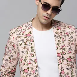 showoffff Men Printed Single Breasted Casual Blazer-picture-24