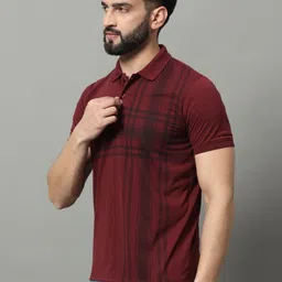 OGEN Men Printed Polo Collar Pockets T-shirt-picture-15