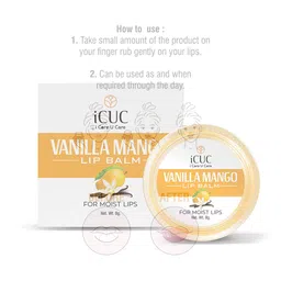 iCUC Vanilla Mango Lip Balm- 8 g image 2