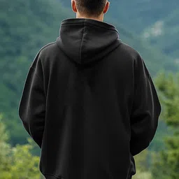 FastColors Men Printed Hooded Sweatshirt image 2