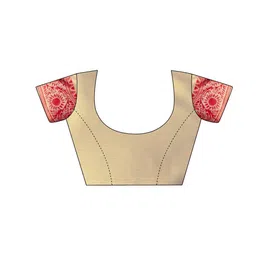 SANISA Ethnic Motifs Silk Blend Saree image 5