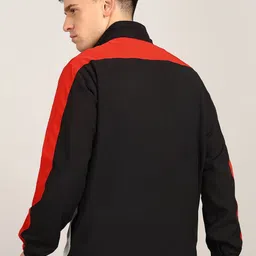 GNOCKFACE Men Mock Collar Colourblocked Lightweight Sporty Jacket image 2