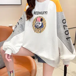 DressBerry Women Printed Pullover Sweatshirt image 4
