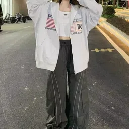 KPOP Women Easy Wash Trousers image 4