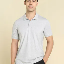 Allen Solly Geometric Printed Polo Collar T-shirt-picture-44