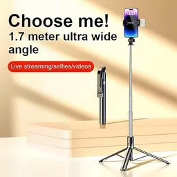 GETGETO R1SL Selfie Stick Tripod PhotoGlow Tripod, Monopod Kit, Tripod Kit image 2