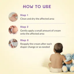Areoveda Diaper Rash Cream with Zinc Oxide & Oats, Soothes Diaper Rash, Safe From Day 1 image 5