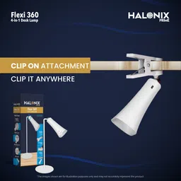 halonix Flexi 360 4-in-1 Multipurpose Study Lamp image 5