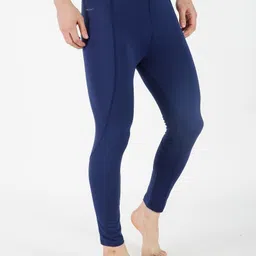 goto Solid Men Blue Tights image 4