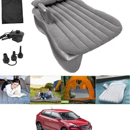 abjd Silver Inflatable Car Travel Bed/Two Pillows/Pump For Glanza Toyota 2019 Multifunctional Car Inflatable Bed Mattress For(Car Travel,Camping,Swimming) Car Inflatable Bed-picture-14