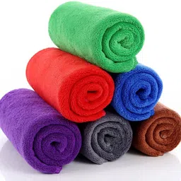 Highly Absorbent Cleaning Cloth for House, Kitchen, Car, Window, Mirrors and Furniture - (40 X 40 cm) Wet and Dry Microfiber Cleaning Cloth (6 Units) Multicolor Napkins (6 Sheets) Multicolor Napkins (6 Sheets) Multicolor Cloth Napkins-image-13