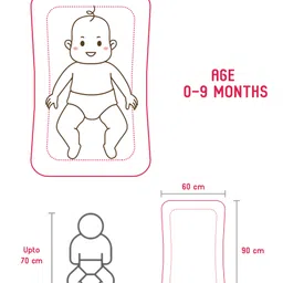 Babyhug Cotton Bedding Set With Center Zip Mosquito Net Heart Print- Pink image 4