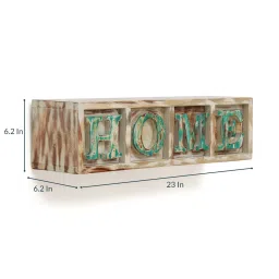 woodenmood Sheesham Wood Floating Wall Shelf in White by Wooden Mood image 4