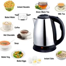 maitri enterprise Hot Water Pot Portable Boiler Tea Coffee Warmer Heater Cordless Kettle M324 3 Cups Coffee Maker image 5