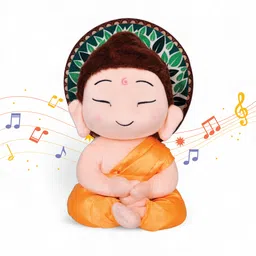 aurbo Mantra Chanting Baby Buddha | Musical Plush Toy - 25 cm-picture-19