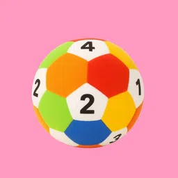 funtoos One Two Soft Ball for Little Legs Safe Plush Toy for Toddlers - 30 cm image 4