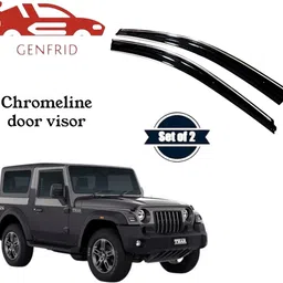 genfrid Non-convertibles Front, Rear Wind Deflector image 1