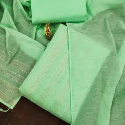 HERE&NOW Embellished Unstitched Dress Material-picture-38