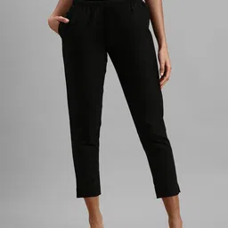 IndianRang Women Cotton Mid-Rise Cropped Relaxed Trouser-image-18