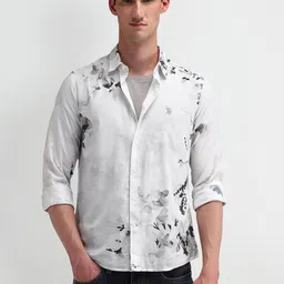 U.S. Polo Assn. Men Modern Slim Fit Opaque Printed Casual Shirt-picture-30