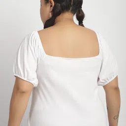 thkgrlz Puff Sleeve Top image 4