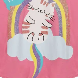 PLUM TREE Girls 2 Printed Extended Sleeves T-shirt image 2