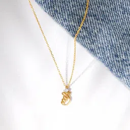 Mia by Tanishq Women 14KT Gold Natural Diamond Playful Spark Pendant Diamond-picture-23