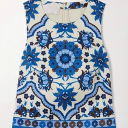 LULU & SKY Printed Round Neck Top With Skirt Co-Ords image 2