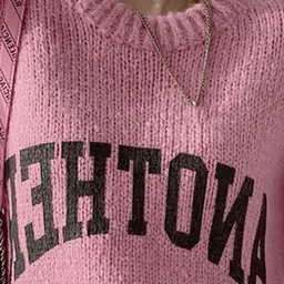 StyleCast Women Alphanumeric Printed Round Neck Pullover image 3