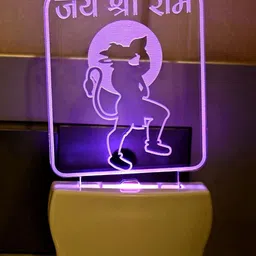 SOMIL Green & Blue Printed Glass Abstract Shaped Shaped Wall Lamp image 4