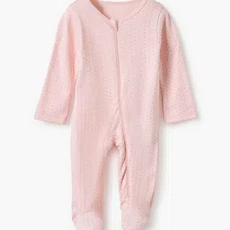 Juniors by Babyshop Girls Pack of 5 Printed Round Neck Sleepsuit image 2