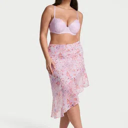 Victoria's Secret Printed A-Line Midi Skirt-image-10