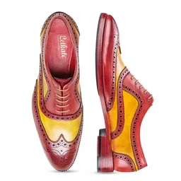 Lethato Men Lace-Ups Leather Formal Oxfords image 5