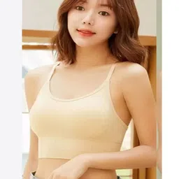 BRAAFEE Pack of 3 Cotton Padded Full Coverage Sports Bra image 2