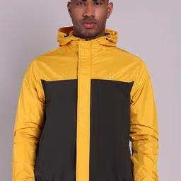 HOUSE OF VEDAS Men Colourblocked Windcheater and Water Resistant Outdoor Sporty Jacket-picture-36