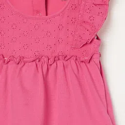 Juniors by Lifestyle Flutter Sleeve Cotton Top image 2