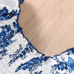 INCLUD Floral Print Puff Sleeve A-Line Dress image 2