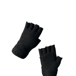 Moda Rapido Women Patterned Fingerless Gloves-picture-18