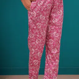 NITVAN Printed Round Neck Top & Trousers Co-Ords image 3