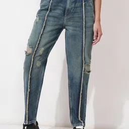 Street By Tokyo Talkies Women Mid-Rise Highly Distressed Stretchable Jeans-image-69