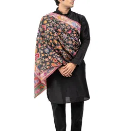 Naureen Men Embroidered Stole image 2