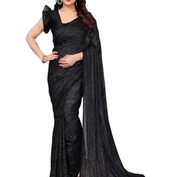 Moda Rapido Women Poly Georgette Embelished Saree-picture-29