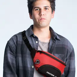 VECTOR X Unisex Colourblocked Waist Pouch-picture-13