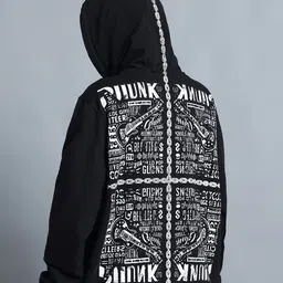 PUNK Women Printed Hooded Sweatshirt-picture-51